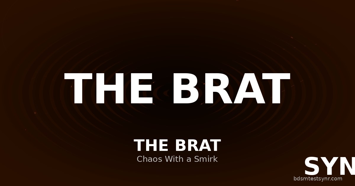 Brat ใน BDSM — การทดสอบแบบจำลอง SYNR