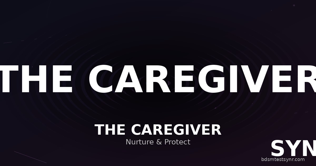 Caregiver BDSM archetype