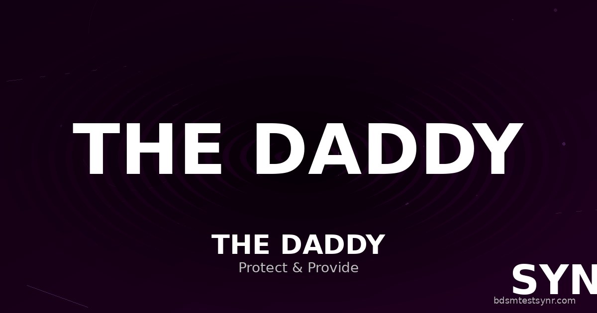 Daddy原型：BDSM测试揭示的照顾型支配人格 — SYNR