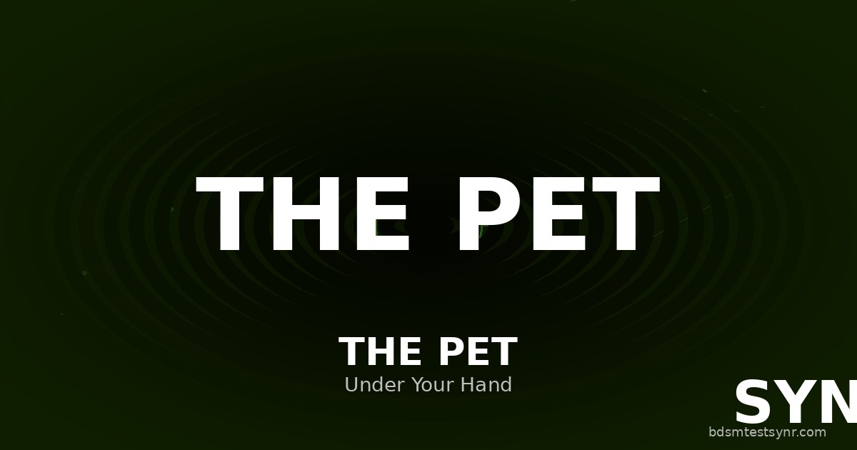 Pet у БДСМ — тест на архетип SYNR