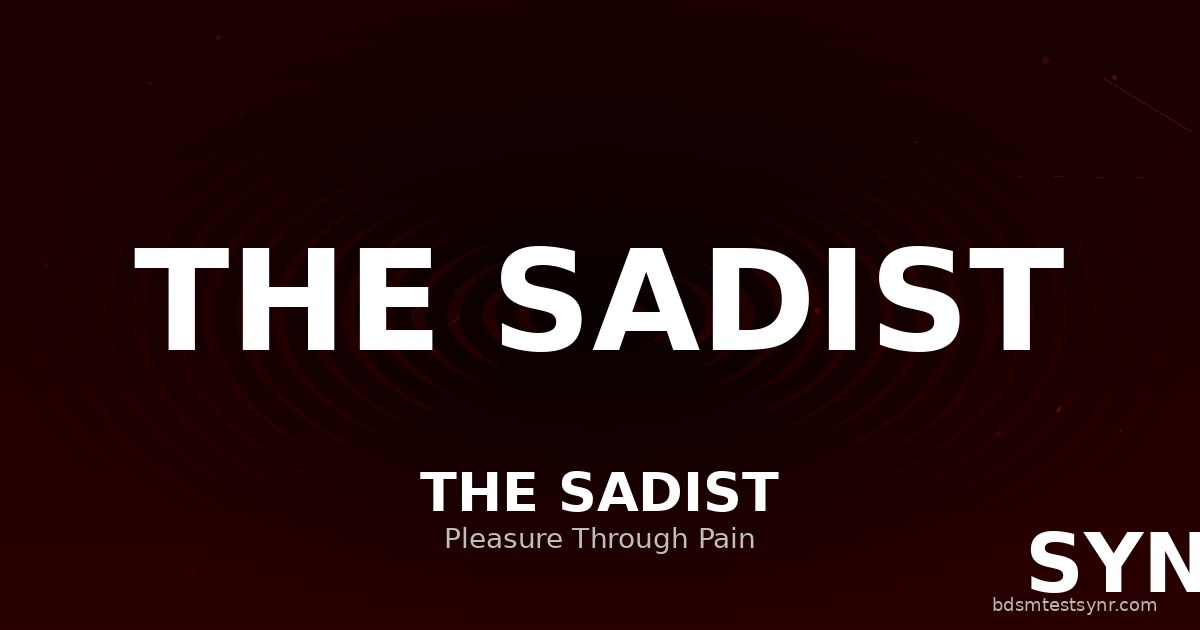 Charakteristiky sadistického archetypu — SYNR