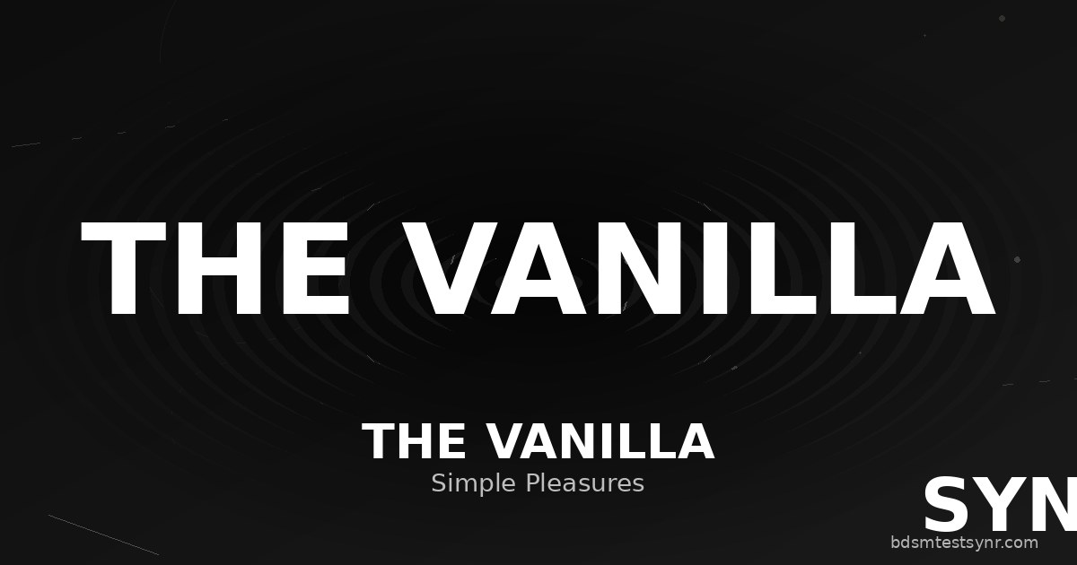 Vanilla BDSM archetype