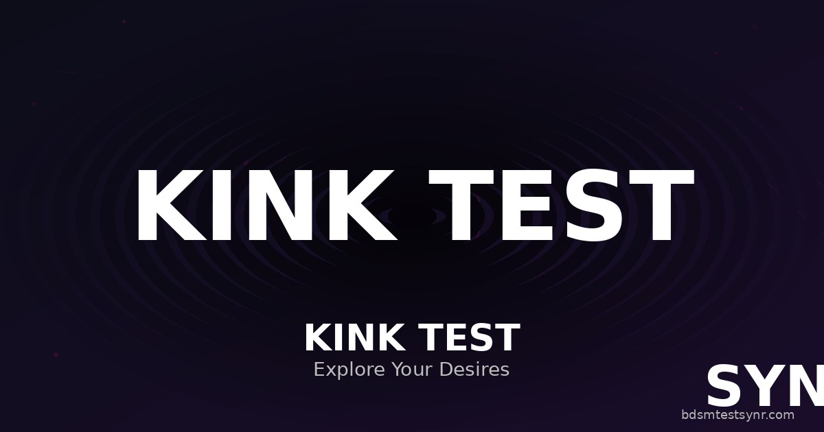 Kink Test: Deine Kinks und Fetische finden